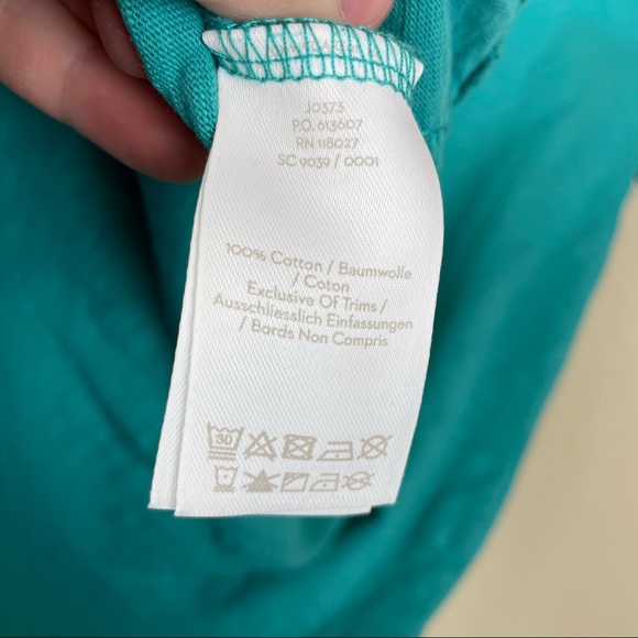 NWOT Boden Bridget T-Shirt Dress Pom Pom Blue Size 6 - Picture 5 of 5